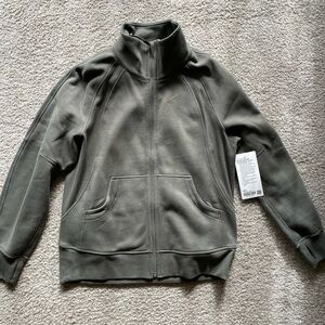 lululemon scuba oversized full zip hoodie funnel neck